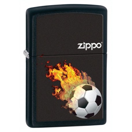 Зажигалка Zippo Soccer Black Matte 28302