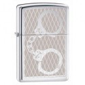 Зажигалка Zippo Handcuffs Bling High Polish Chrome 28287