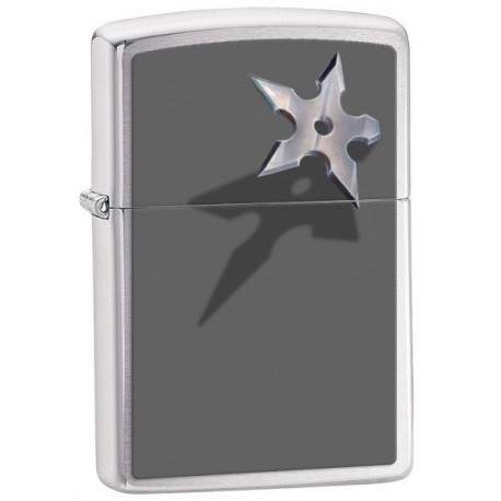 Зажигалка Zippo Cornered Star Brushed Chrome 28030