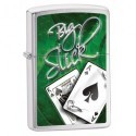 Зажигалка Zippo Big Slick Brushed Chrome 28281