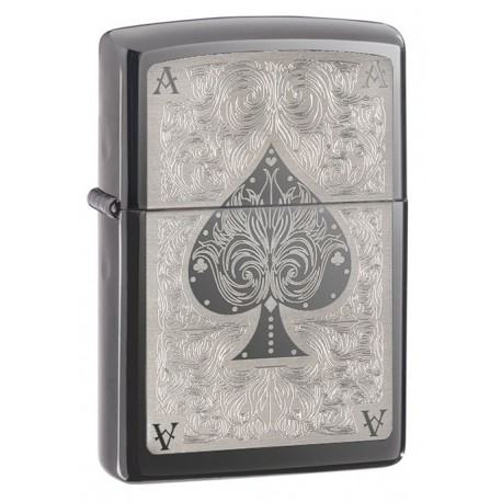 Зажигалка Zippo Ace Filigree Black Ice 28323