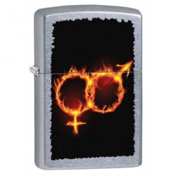 Зажигалка Zippo Man Woman Fire 28446