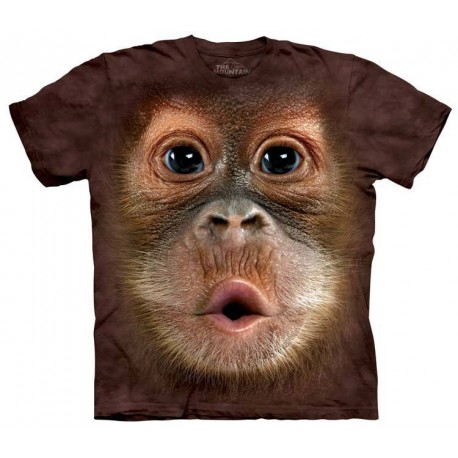 Футболка The Mountain Big Face Baby Orangutan