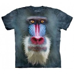 Футболка The Mountain Big Face Mandrill Baboon