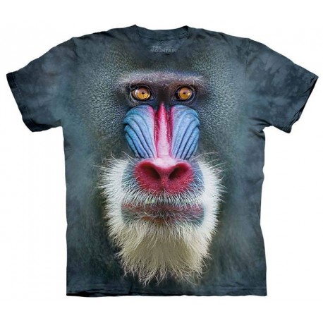 Футболка The Mountain Big Face Mandrill Baboon