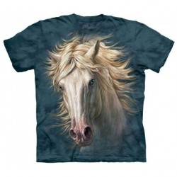 Футболка The Mountain White Horse Portrait