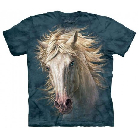 Футболка The Mountain White Horse Portrait