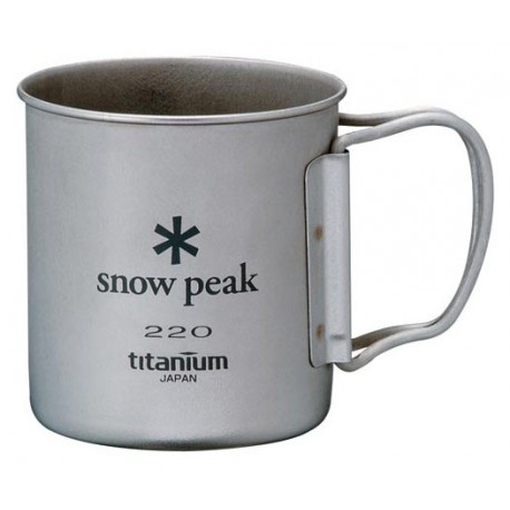 Титановая Кружка Snow Peak Ti-Single Cup 220ml MG-041FH