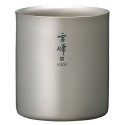 Титановий термостакан Snow Peak Titanium Double wall Stacking H300ml