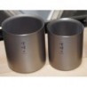 Титановий термостакан Snow Peak Titanium Double wall Stacking H300ml